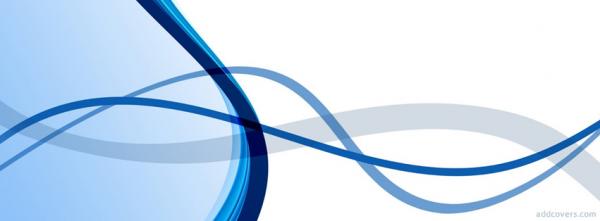 Abstract Blue Wavy Lines