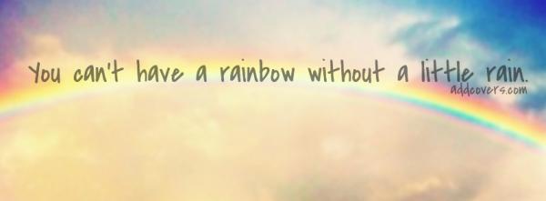 Rainbow without rain