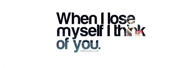 I think of you