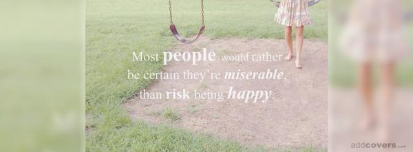Risk being happy