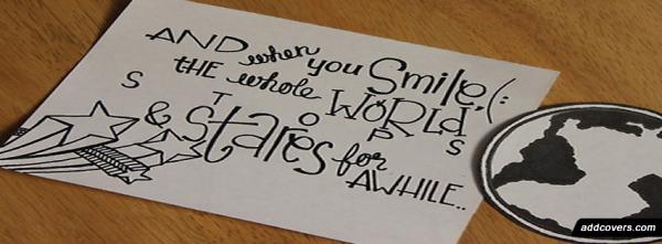 When you smile