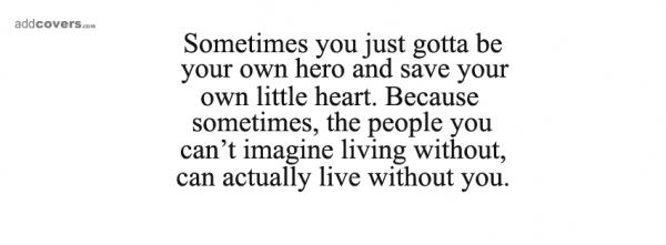 Be your own hero