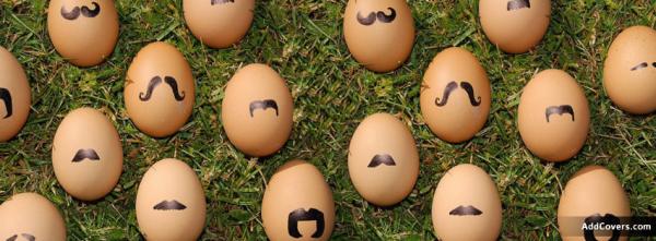 Mustache Easter Eggs