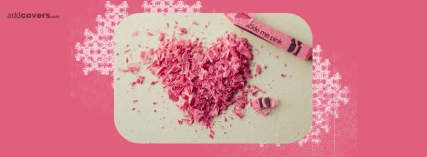 Pink Crayon Heart