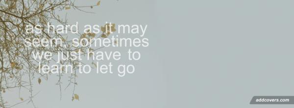 Learn to let go