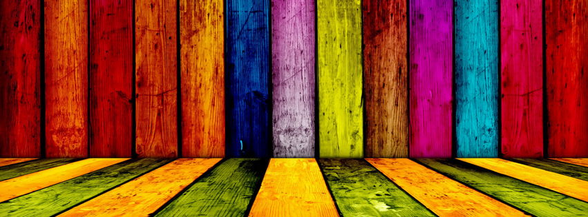 Colorful Wood {Colorful & Abstract Facebook Timeline Cover Picture, Colorful & Abstract Facebook Timeline image free, Colorful & Abstract Facebook Timeline Banner}