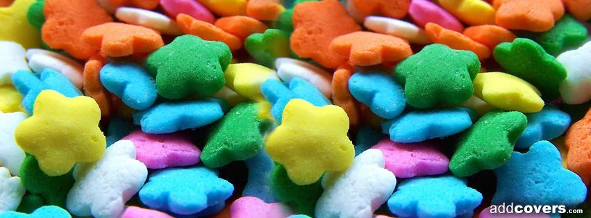 Colorful Candy Facebook Covers