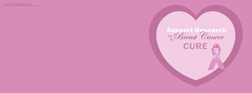 Support Breast Cancer Research Facebook Covers