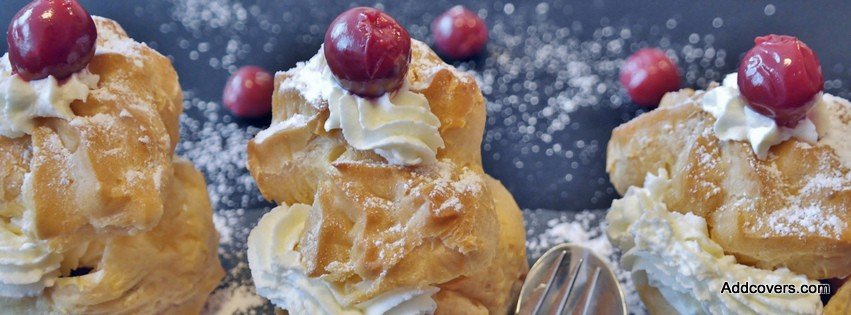 Cream Puffs {Food & Candy Facebook Timeline Cover Picture, Food & Candy Facebook Timeline image free, Food & Candy Facebook Timeline Banner}